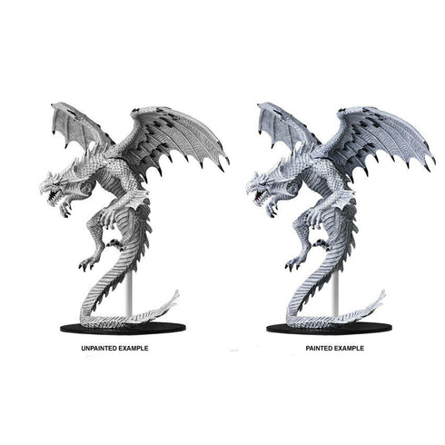 Pathfinder Battles Deep Cuts - Gargantuan White Dragon - Unpainted